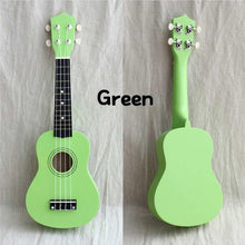 Load image into Gallery viewer, 21 inch Ukelele Soprano 4 Strings Hawaiian Spruce Basswood Guitar Musical Instrument Set Kits+Tuner+String+Strap+Bag
