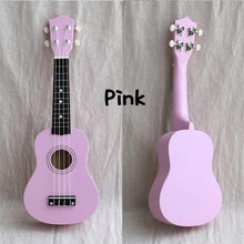 Load image into Gallery viewer, 21 inch Ukelele Soprano 4 Strings Hawaiian Spruce Basswood Guitar Musical Instrument Set Kits+Tuner+String+Strap+Bag
